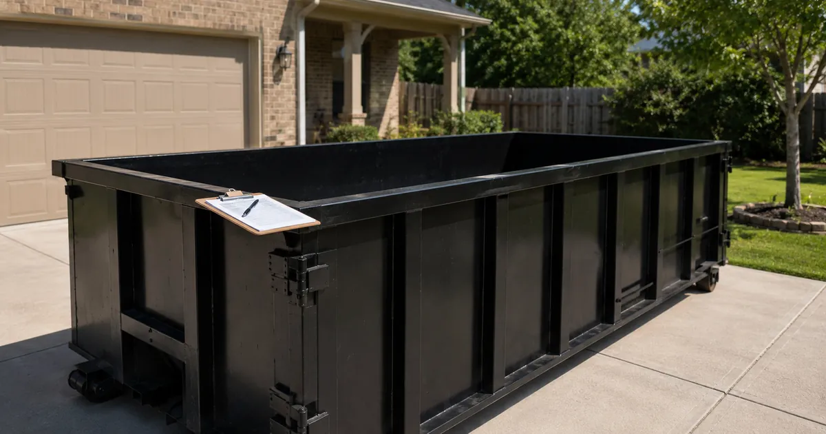 Choosing a dumpster rental company in Conroe
